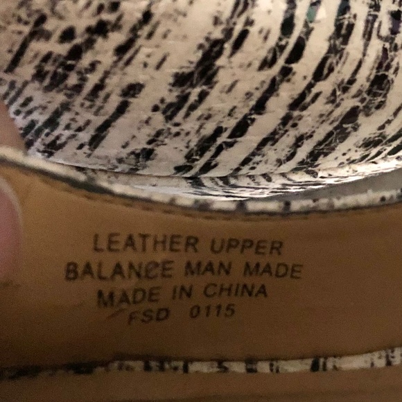 Enzo Angiolini Black & White Pump Peek Toe Heels 8 - Picture 8 of 9